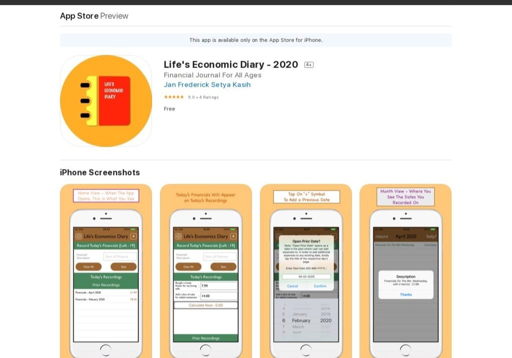 https://apps.apple.com/id/app/lifes-economic-diary-2020/id1506912450